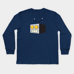 Bot Head, Now in Deeluxe HueView! Kids Long Sleeve T-Shirt